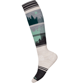 Smartwool Women's Snowboard Full Cushion Twilight Vista Otc Socks (25/26) Moonbeam-A81