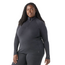 Smartwool Smartwool Women's Classic Thermal Merino Base Layer 1/4 Zip Plus (25/26) Charcoal Heather-010