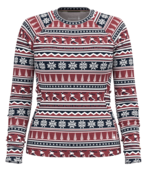 Smartwool Women's Classic Thermal Merino Base Layer Crew Boxed (25/26) Currant Alpine Apres-P90