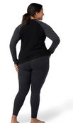 Smartwool Women's Classic Thermal Merino Base Layer Bottom Plus Boxed (25/26) Charcoal Heather-010
