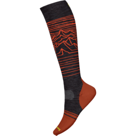 Smartwool Snowboard Full Cushion Iguchi Otc Socks (25/26) Charcoal-003
