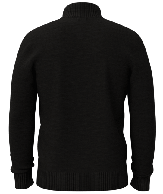 Smartwool Men's Sparwood 1/4 Zip Sweater (25/26) Charcoal Heather-010