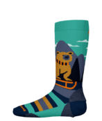 Smartwool Kids' Ski Light Cushion Sleigh Bear Otc Socks (25/26) Capri-810