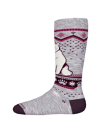 Smartwool Kids' Wintersport Full Cushion Polar Bear Otc Socks (25/26) Purple Eclipse-H76