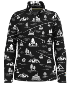 Smartwool Kids' Classic Thermal Merino Base Layer 1/4 Zip Boxed (25/26) Black Ski Day-Q12