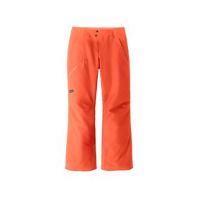 Patagonia W's Insulated Powder Town Pants - Reg (25/26) Orange Peel-Orpl