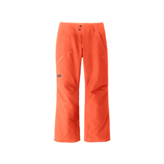 Patagonia W's Insulated Powder Town Pants - Reg (25/26) Orange Peel-Orpl