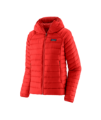 Patagonia W's Down Sweater Hoody (25/26) Sizzle Red-Szrd