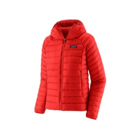 Patagonia W's Down Sweater Hoody (25/26) Sizzle Red-Szrd