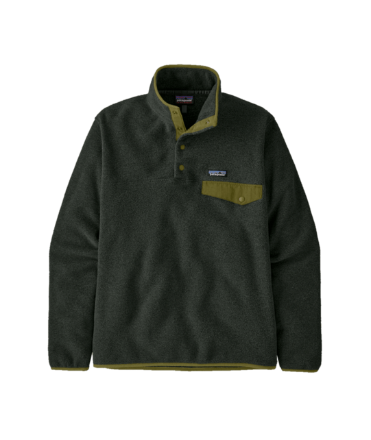 Patagonia M's Lw Synch Snap-T P/O (25/26) Old Growth Green-Olgg