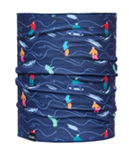 Kombi Velvet Fleece Multi Scarf Children (25/26) Blue Free Ski