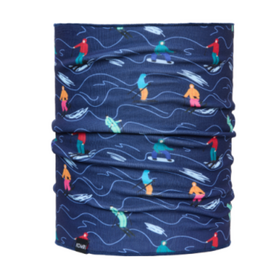 Kombi Velvet Fleece Multi Scarf Children (25/26) Blue Free Ski