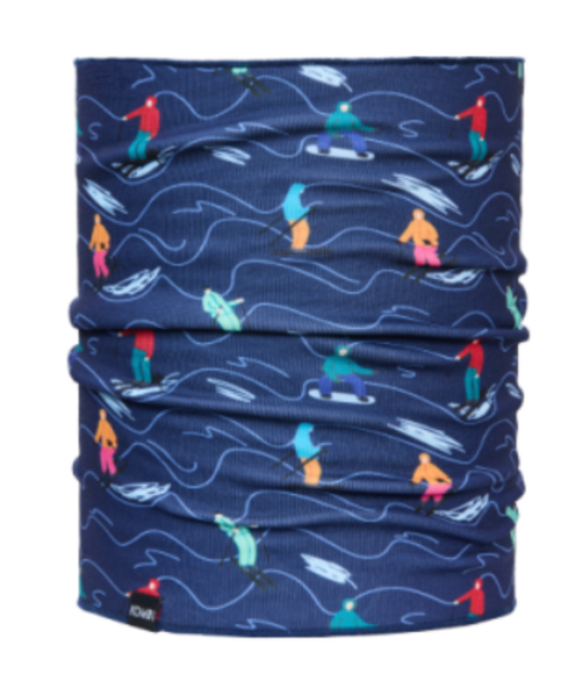 Kombi Velvet Fleece Multi Scarf Children (25/26) Blue Free Ski