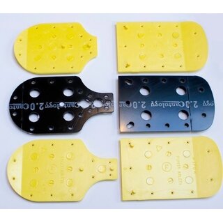 Cantology Head Raptor Lifter Style Cants (Set = 2 toes + 2 heels)