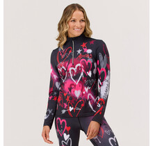 Krimson Klover Graffiti Girls Top (25/26) Black-917