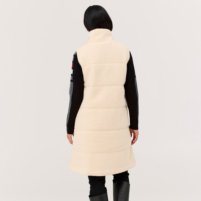 Krimson Klover Kira Fleece Vest Long (25/26) Natural-105