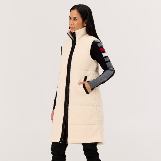 Krimson Klover Kira Fleece Vest Long (25/26) Natural-105