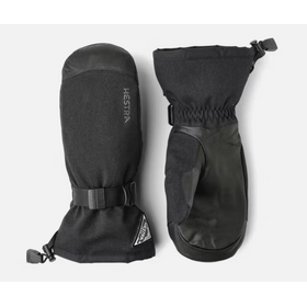 Hestra Powder Gauntlet Mitt (25/26) Black-100