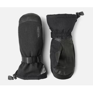 Hestra Powder Gauntlet Mitt (25/26) Black-100