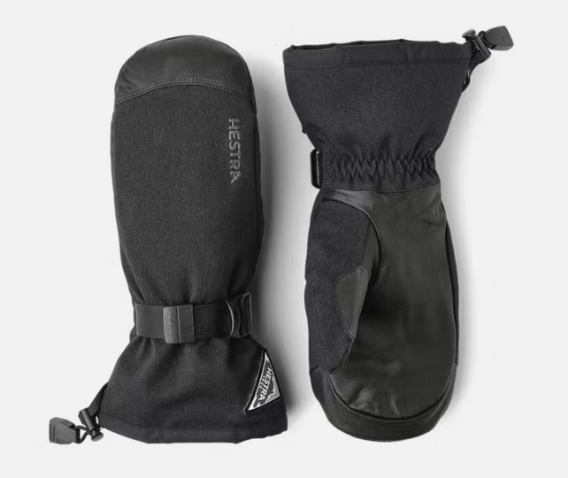 Hestra Powder Gauntlet Mitt (25/26) Black-100