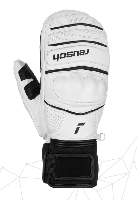 Reusch Alpine Ski Mitten, World Champ (25/26) White-Black-1101
