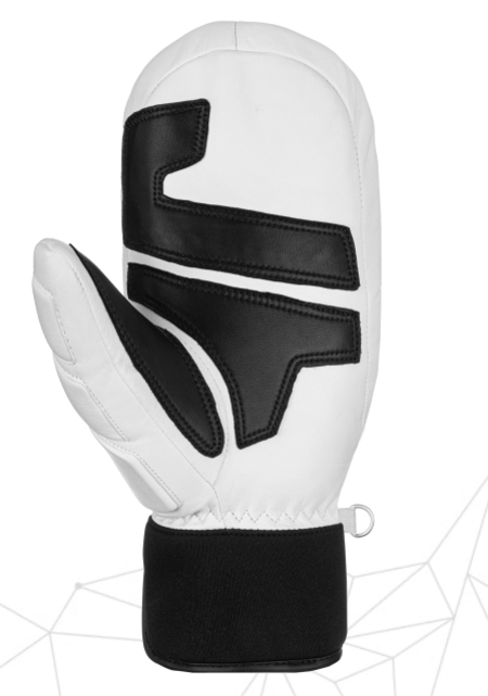Reusch Alpine Ski Mitten, World Champ (25/26) White-Black-1101