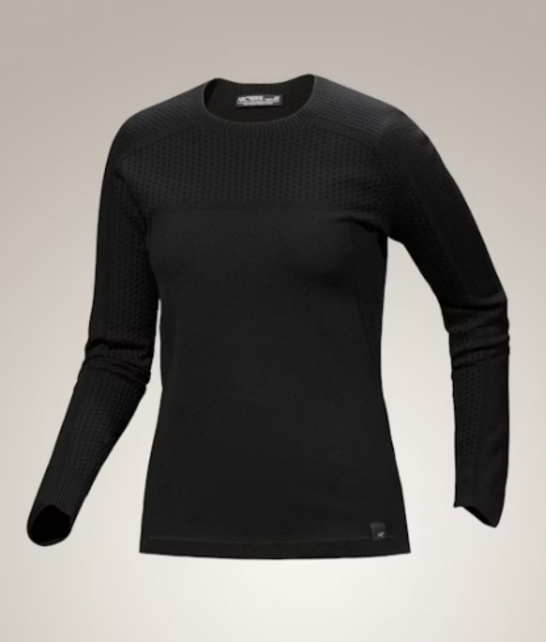 Arc'teryx Hallam Merino Wool Crew W (25/26) Black