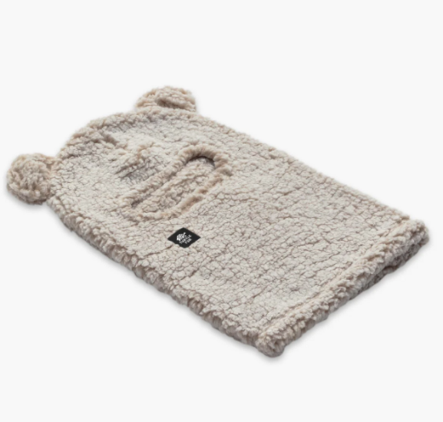 Turtle Fur Kids Comfort Lush™ Bear Balaclava (25/26) Natural OS