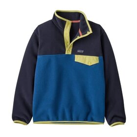 Patagonia K's Lw Synch Snap-T P/O (25/26) Clement Blue-Clmb