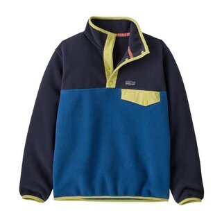 Patagonia K's Lw Synch Snap-T P/O (25/26) Clement Blue-Clmb