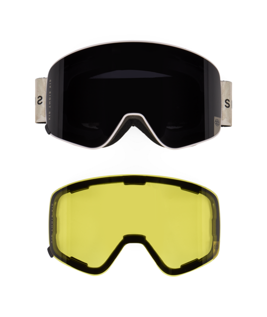 686 Smarty® Magnetic Goggle Pack (26/27) Limestone + Black + Amber O/S