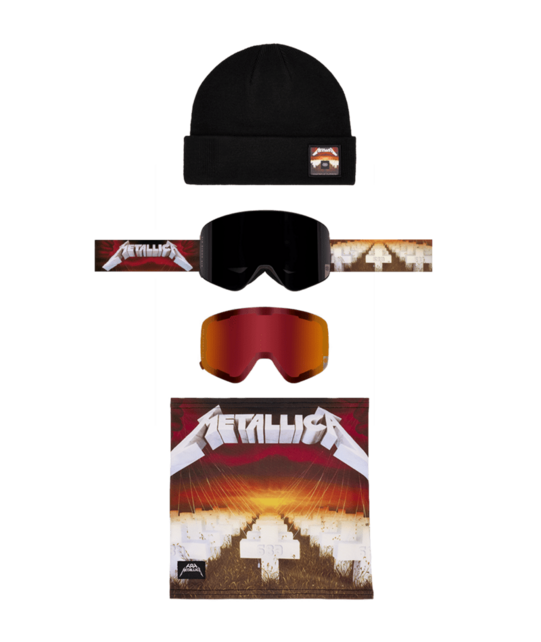 686 Smarty® Magnetic Goggle Pack (26/27) Metallica + Solar Mirror + Blk O/S