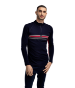 Dale Of Norway Aksla Masc Baselayer Half Zip (26/27) Navy Red Offwhite