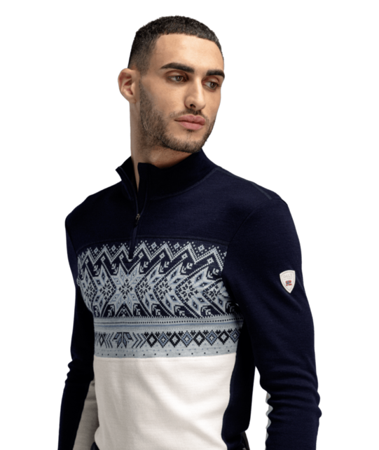 Dale Of Norway Vail Masculine Baselayer Half Zip (26/27) Offwhite Navy