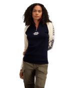 Dale Of Norway Geilo Fem Sweater (26/27) Navy Offwhite Raspberry