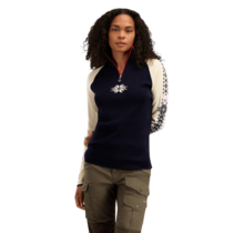 Dale Of Norway Geilo Fem Sweater (26/27) Navy Offwhite Raspberry