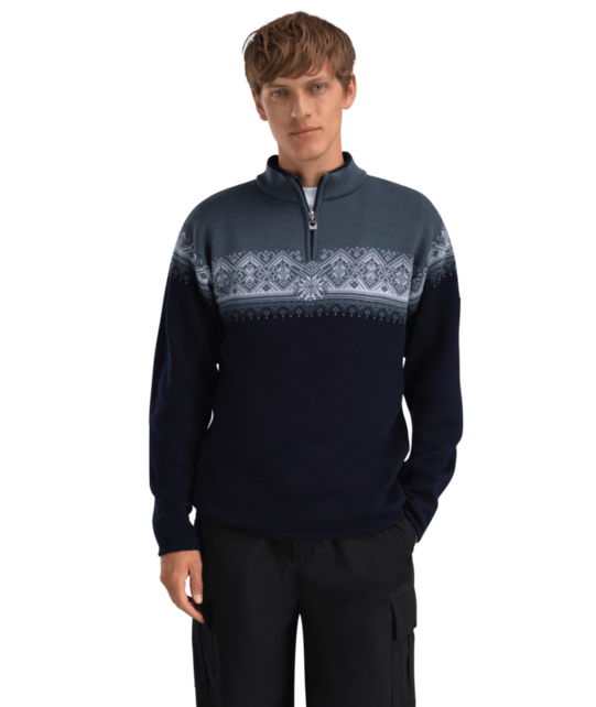 Dale Of Norway Moritz Masc Sweater (26/27) Marine Steel Ice