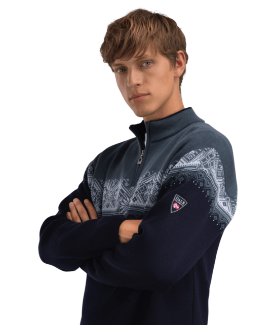 Dale Of Norway Moritz Masc Sweater (26/27) Marine Steel Ice