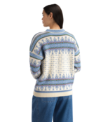 Dale Of Norway Albertville Fem. Sweater (26/27) Offwhite Blue Shadow