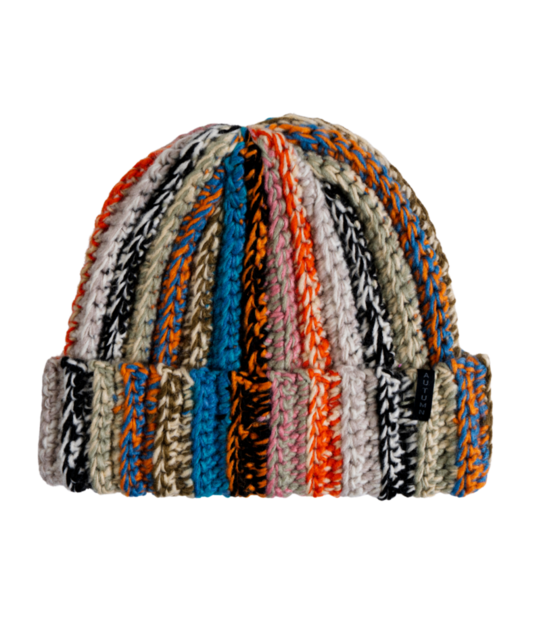 Autumn Patchwork Beanie (26/27) Teal O/S