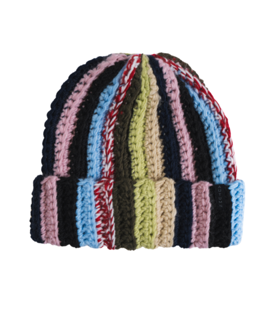 Autumn Patchwork Beanie (26/27) Lemonade O/S