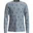 Icebreaker Icebreaker Kids Merino 200 Oasis Ls Crewe Bear Tour Aop (26/27) Zinc Blue/Aop