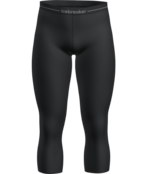 Icebreaker Men Merino 200 Oasis 3/4 Leggings (26/27) Black