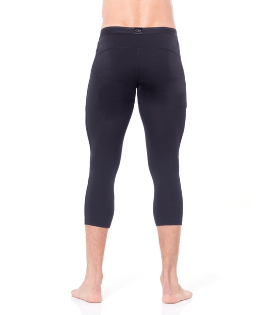 Icebreaker Men Merino 200 Oasis 3/4 Leggings (26/27) Black