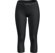 Icebreaker Women Merino 200 Oasis 3/4 Leggings (26/27) Black