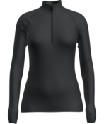 Icebreaker Women 300 Merinofine™ Polar Ls Half Zip (26/27) Black