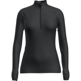 Icebreaker Women 300 Merinofine™ Polar Ls Half Zip (26/27) Black