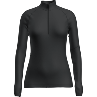 Icebreaker Women 300 Merinofine™ Polar Ls Half Zip (26/27) Black