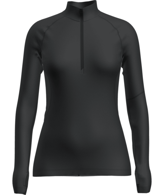 Icebreaker Women 300 Merinofine™ Polar Ls Half Zip (26/27) Black