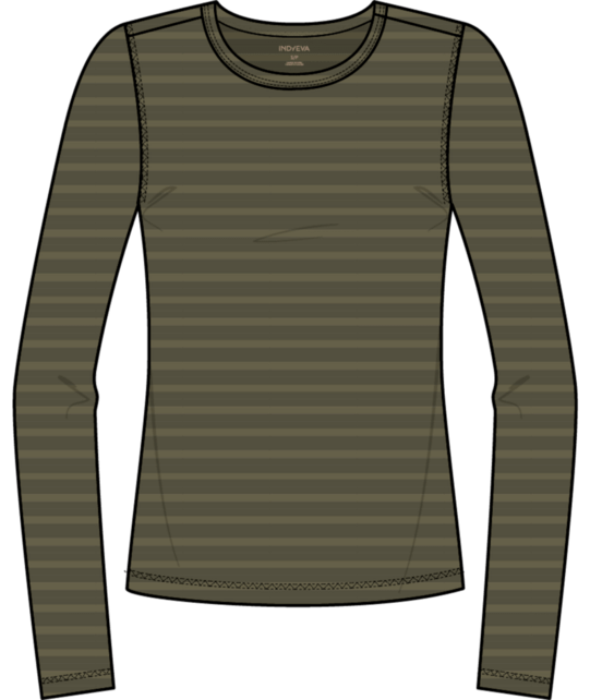Indyeva Novara Iii (26/27) Deep Moss / Verdale Stripe